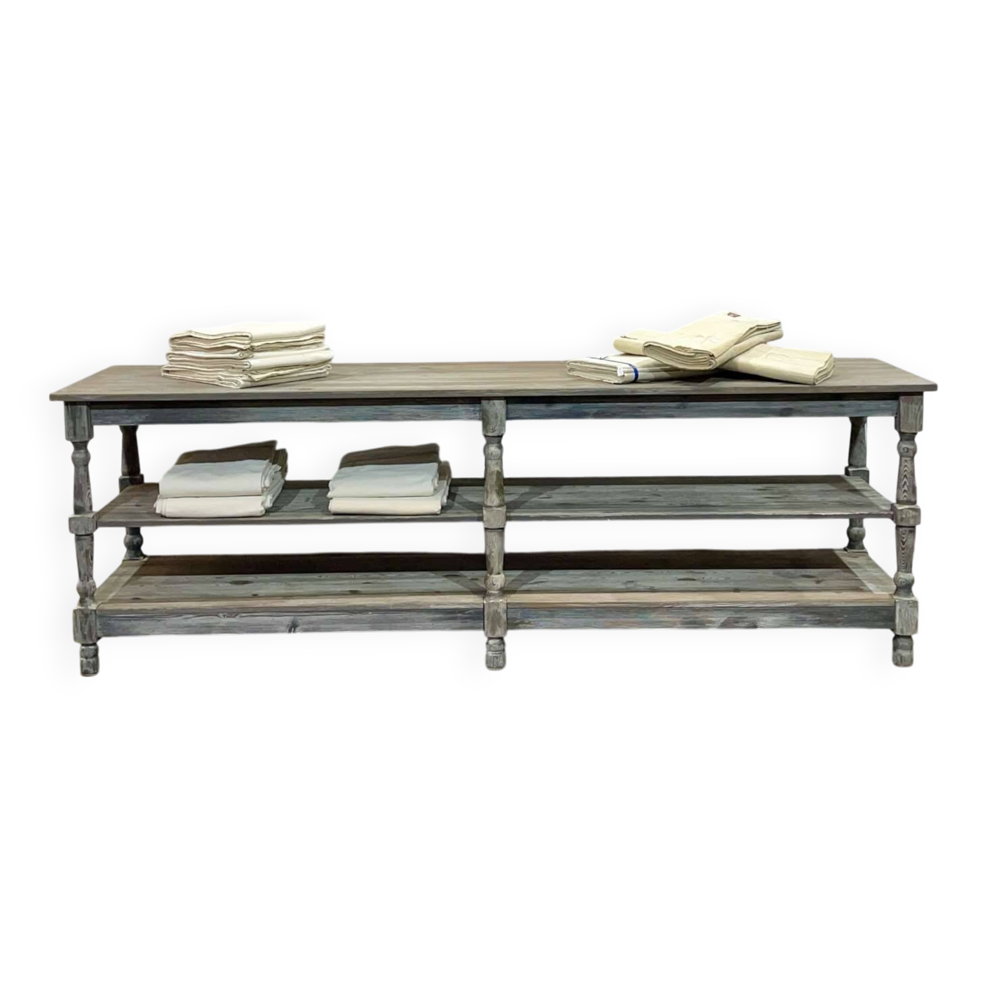 20th century draper's table in fir