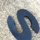 Vintage metal sign letter