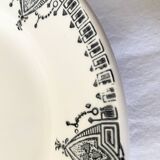 Flat ironstone plates bft 19th century