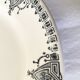Flat ironstone plates bft 19th century