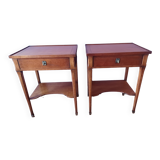 Solid wood bedside tables