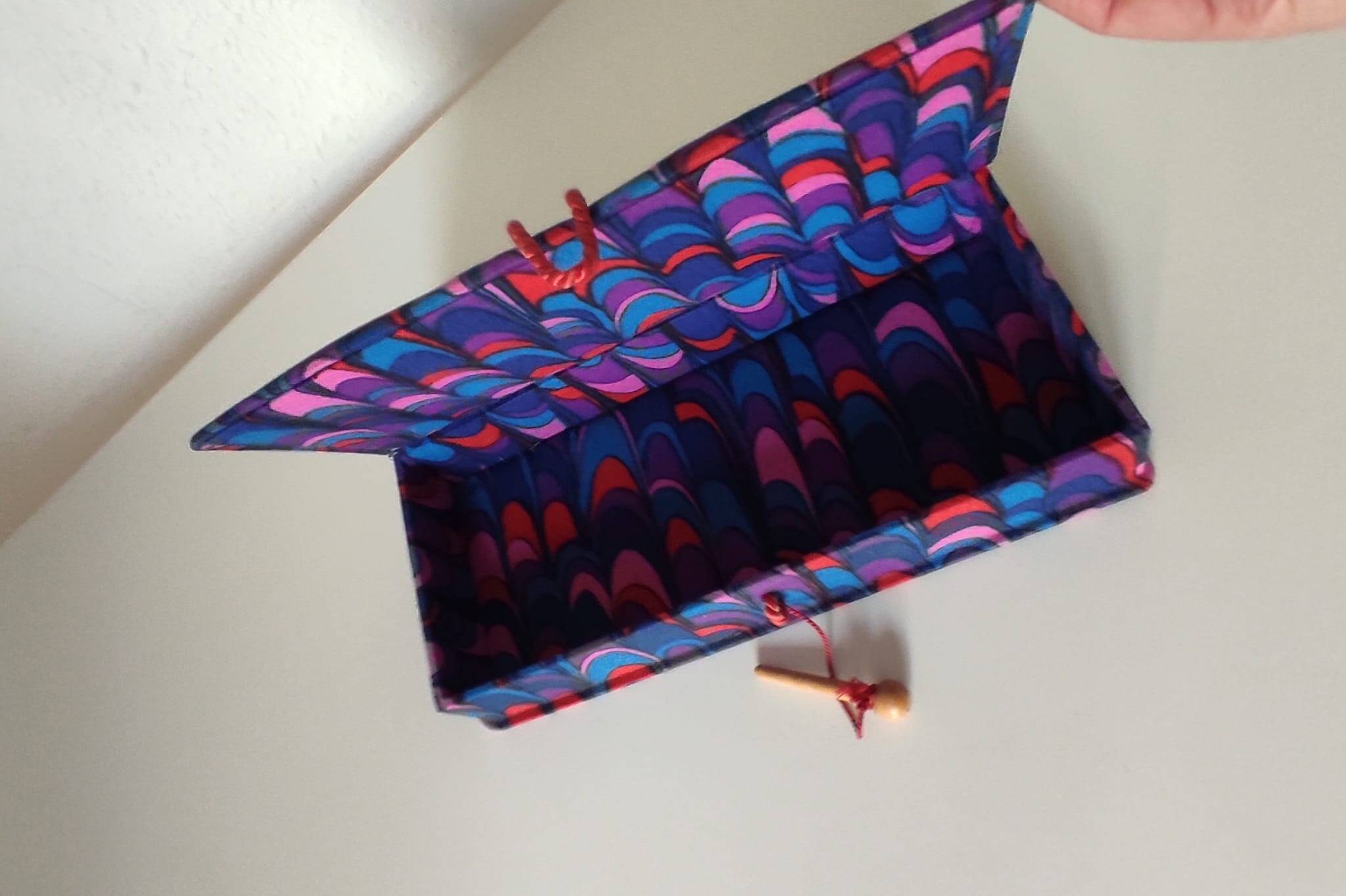 70s fabric sewing box