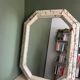 Vintage octagonal mirror