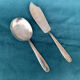 Poincon silver metal pie and cake shovel