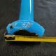 Vase cornet glass paste or faience enamelled blue soliflore