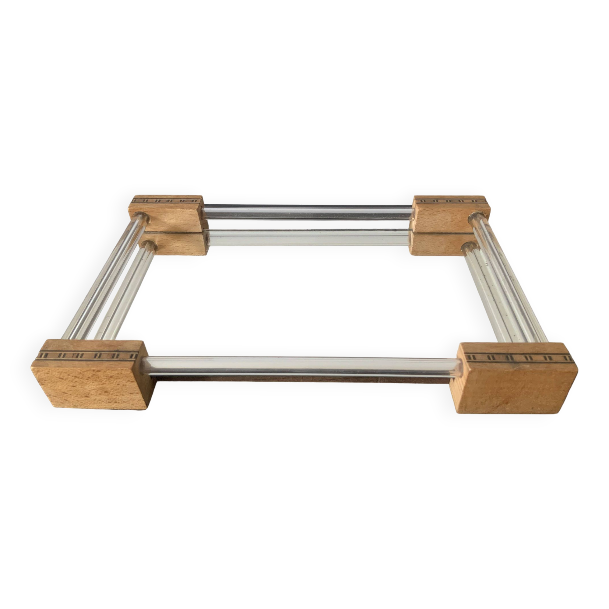 Small tray with mirror