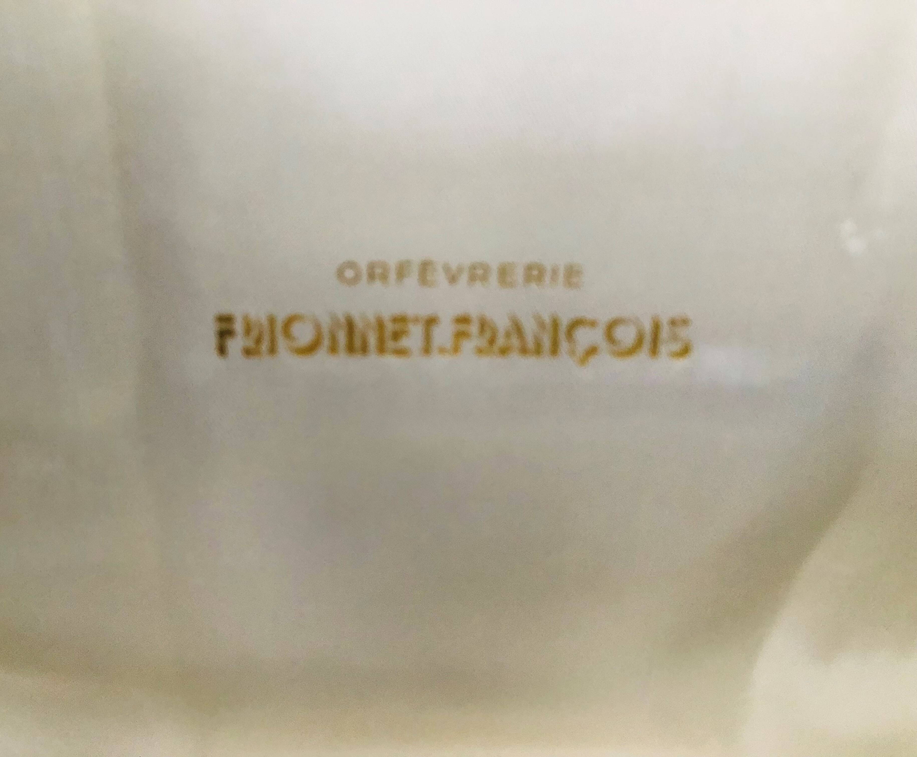 Silver metal housewife modernist model of the 60s (37 pieces)