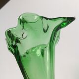 Green soliflore vase