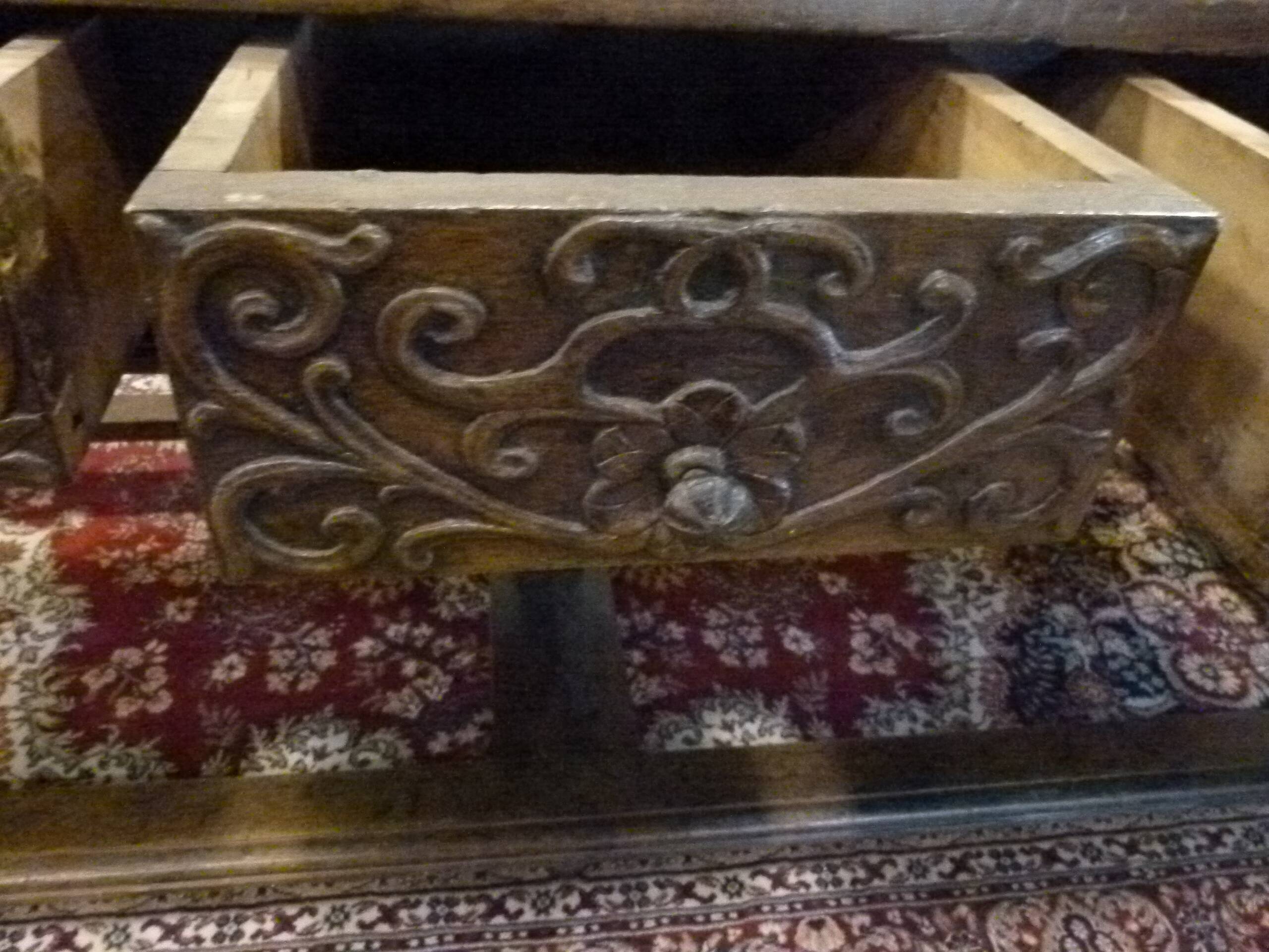 19th century walnut table