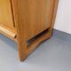 Vintage Guillerme et Chambron wardrobe in solid oak from the 60s