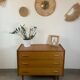 Commode en teck, années 60