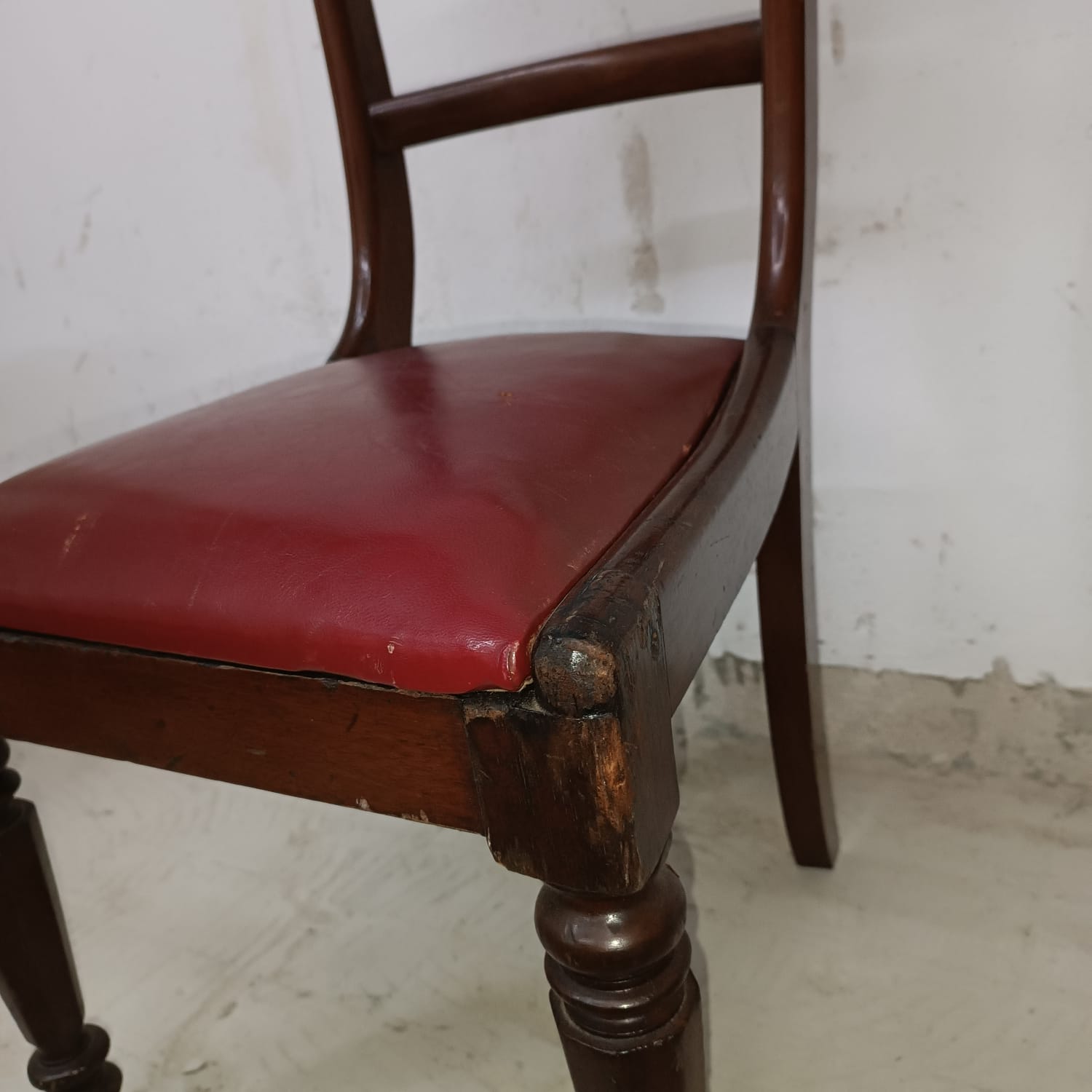 Set of 6 victorian antique dining chairs