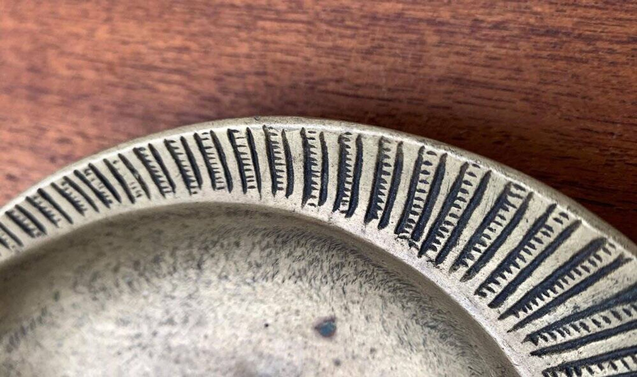 Bronze ashtray from the mid-century, 1950s.