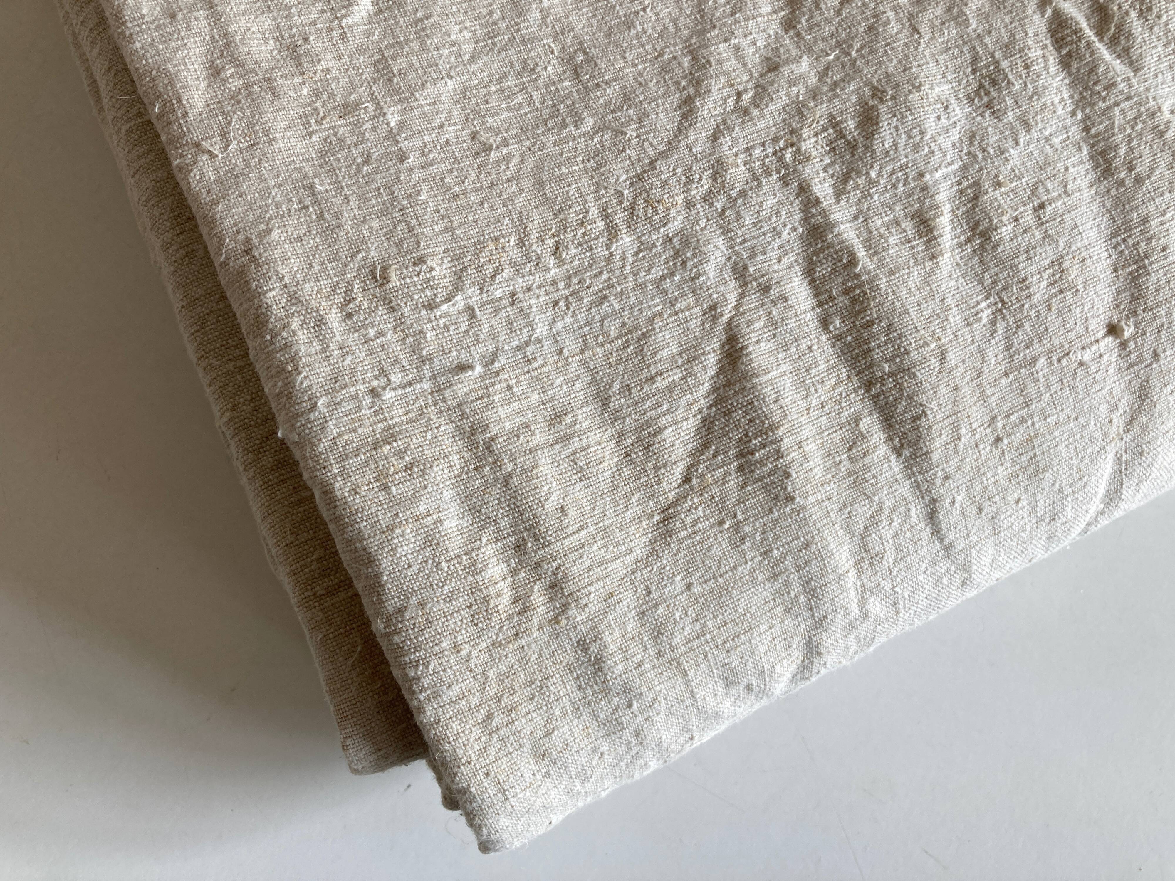 Farm tablecloth 19th in hemp canvas, reserve of trousseau L270cm