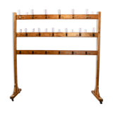 1940's school coat rack