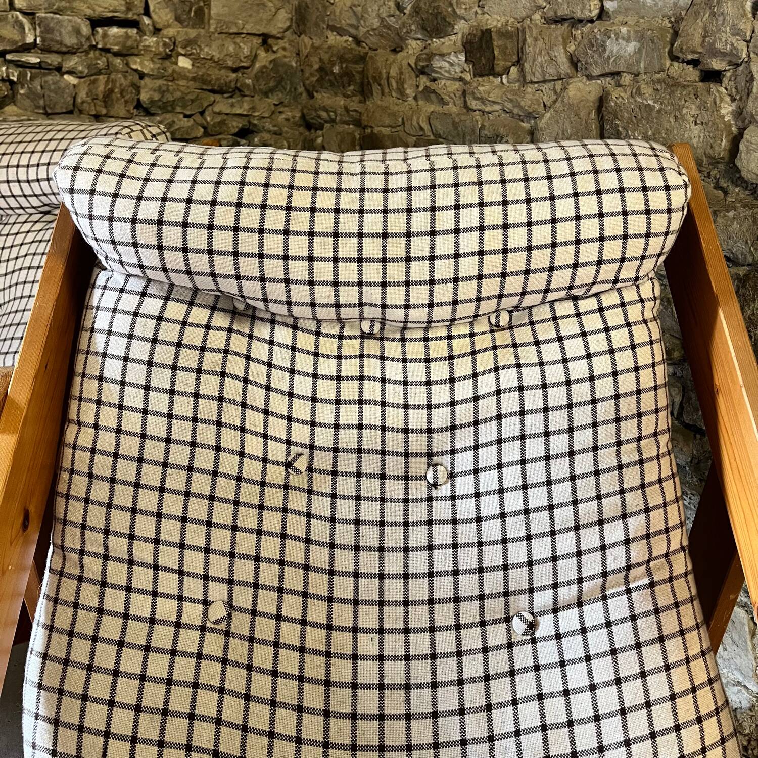 Pair of Kon Tiki armchairs by Gillis Lundgren for Ikea