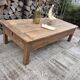 Table basse de ferme chêne massif