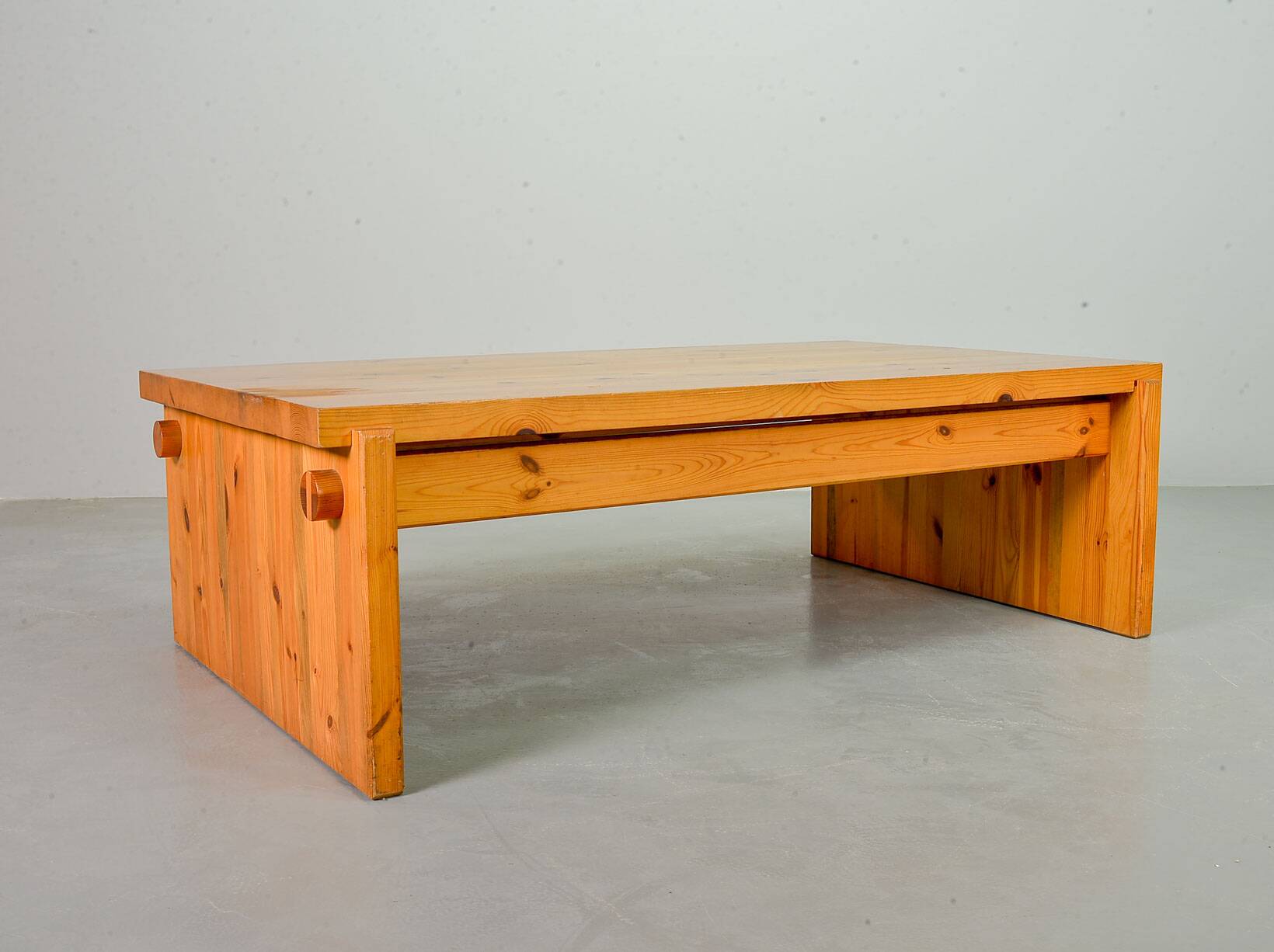 Yngve Ekstrom Scandinavian Design Pinewood Coffee Table Dymling for Swedese
