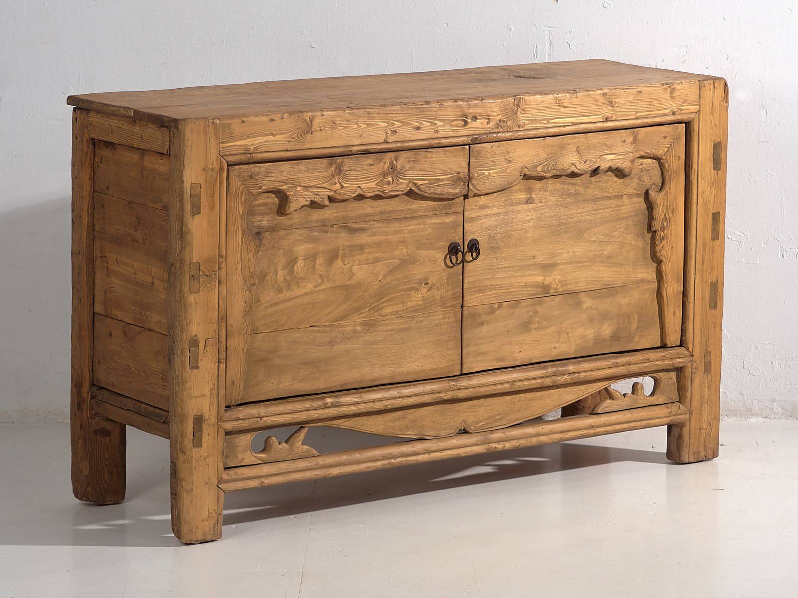 Small antique two-door sideboard (c.1900) #4