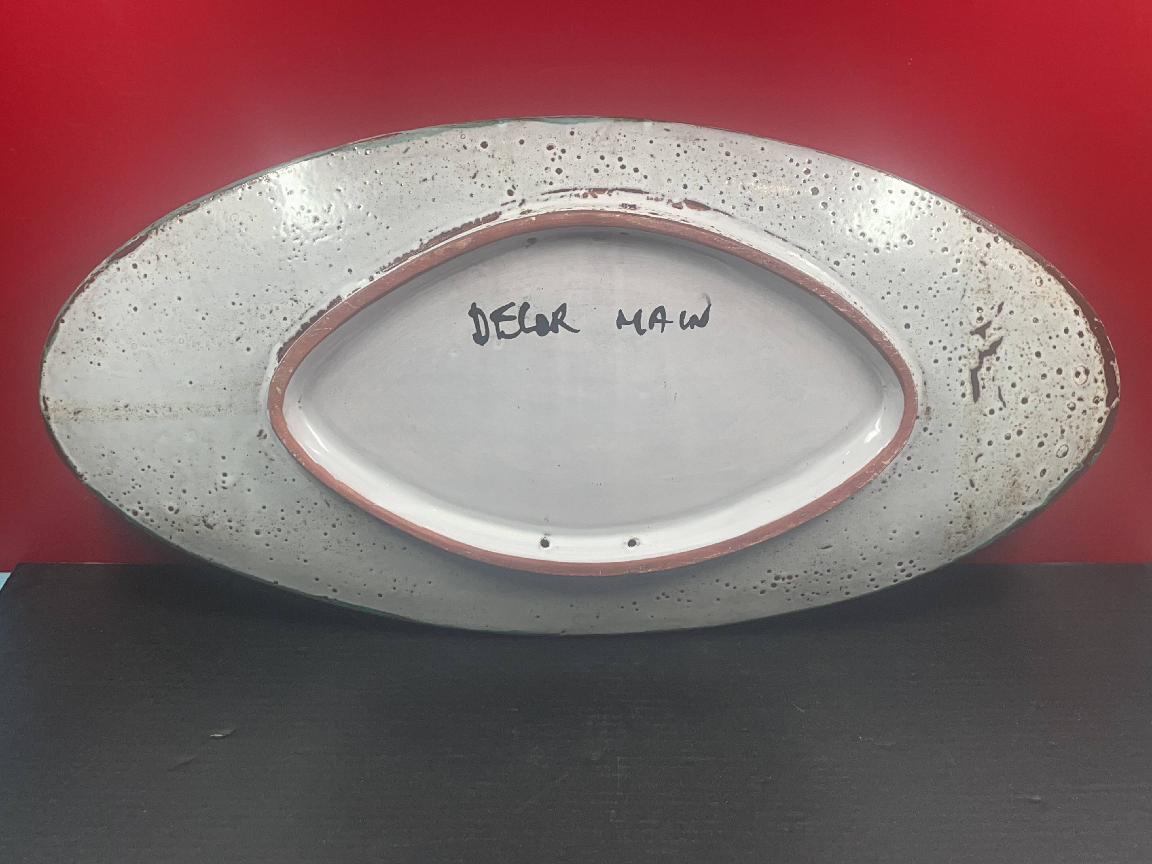 Dish vallauris crustaceans fish bouillabaisse foam 55 cm etienne daniel?