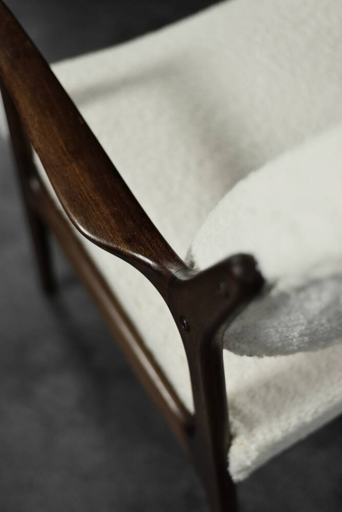 Vintage Scandinavian modern lounge chair in teak Domus by Inge Andersson for Bröderna Andersson.