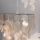Mother-of-pearl pendant lamp 1970 vintage