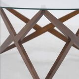 Angelo Ostuni coffee table with a sculptural base.