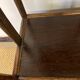 Vintage rattan and bamboo bookcase