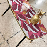 Vintage coffee table legs compass