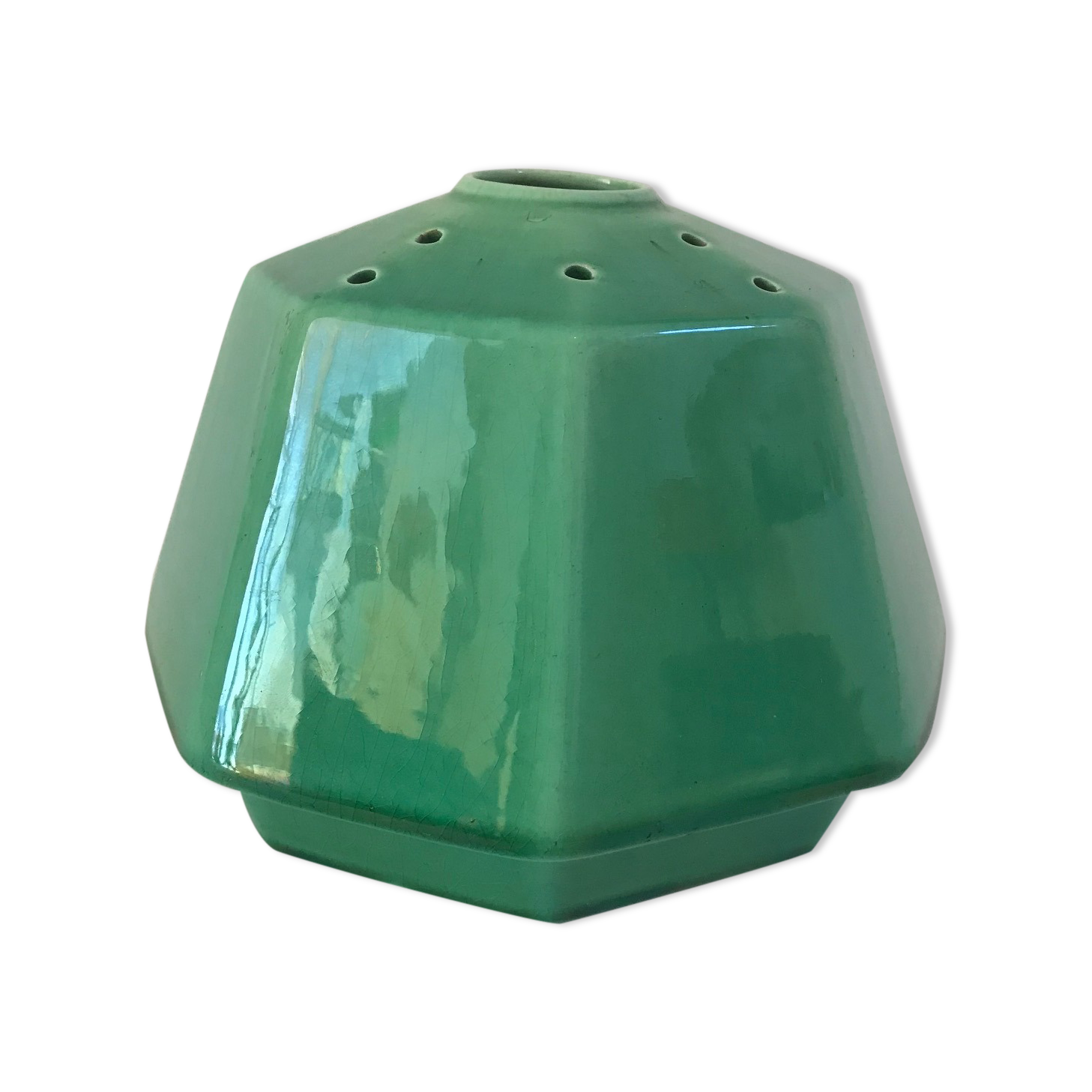 Art deco ceramic flower picnic