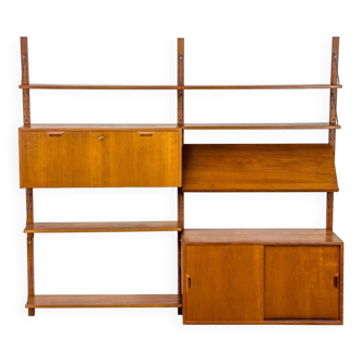 Teak Wall System by Sven Ellekaer for Albert Hansen, 1960s