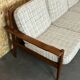 60s 70s teak sofa 3 seater couch seating set Danish Modern Design Denmark