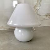 Glass mushroom lamp