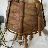 Bamboo bedside lamp