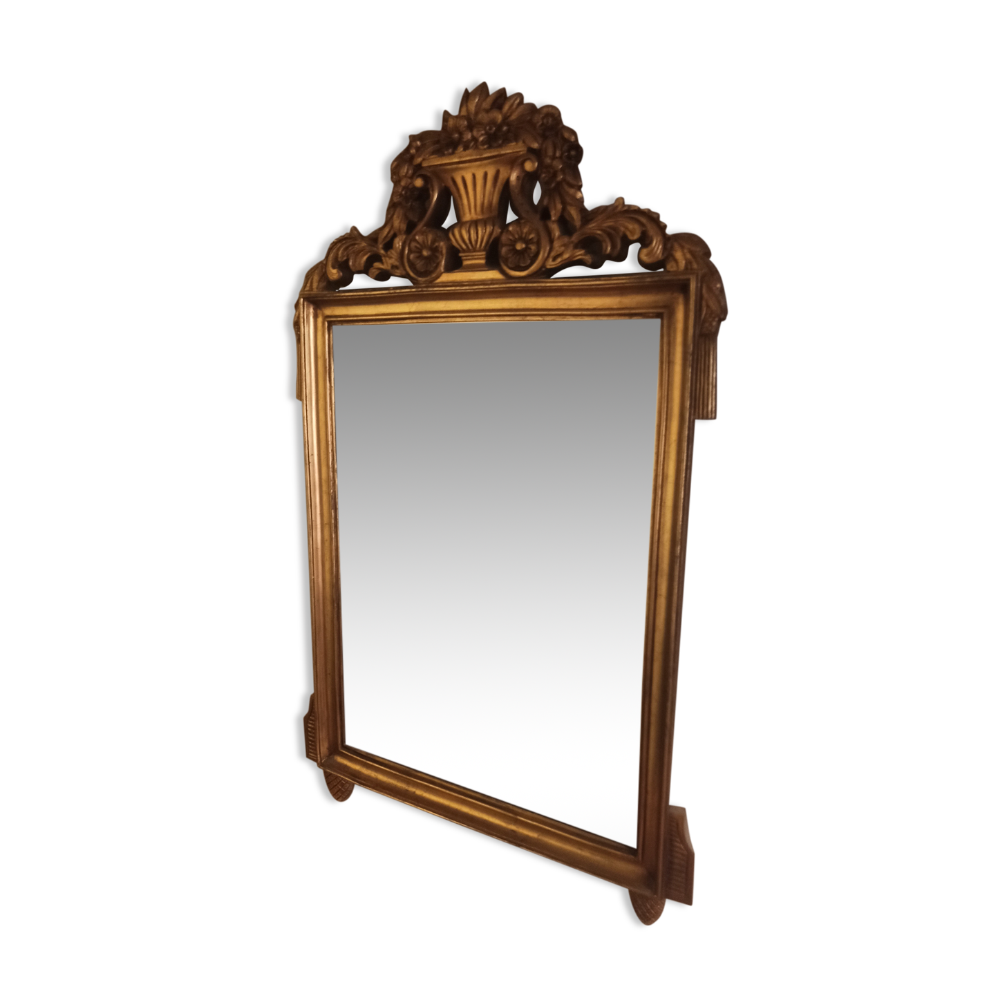 Miroir en bois doré