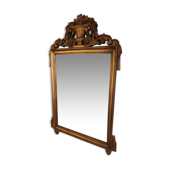 Gilded wooden mirror