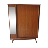 Armoire pieds compas portes coulissantes