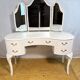 Vintage French Louis XV Style Olympus Dressing Table – Triple Mirror Vanity