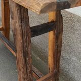 Old wooden console
