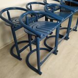 Vintage blue bar stools
