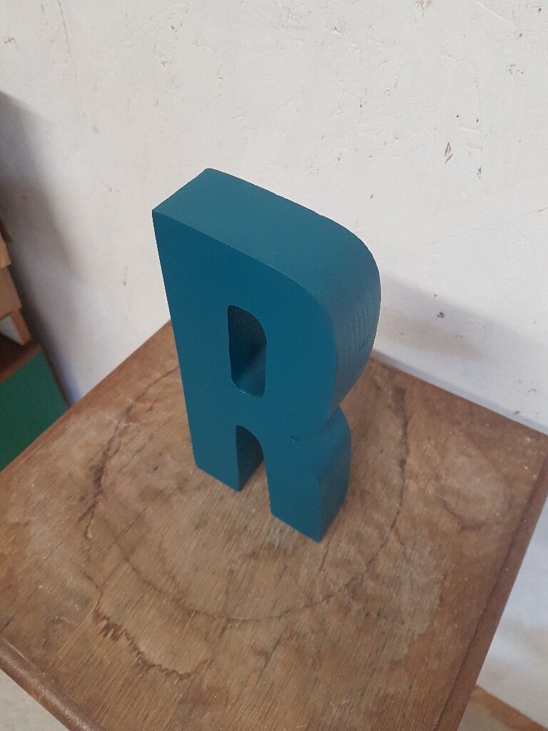 Wooden letter R