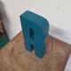 Wooden letter R