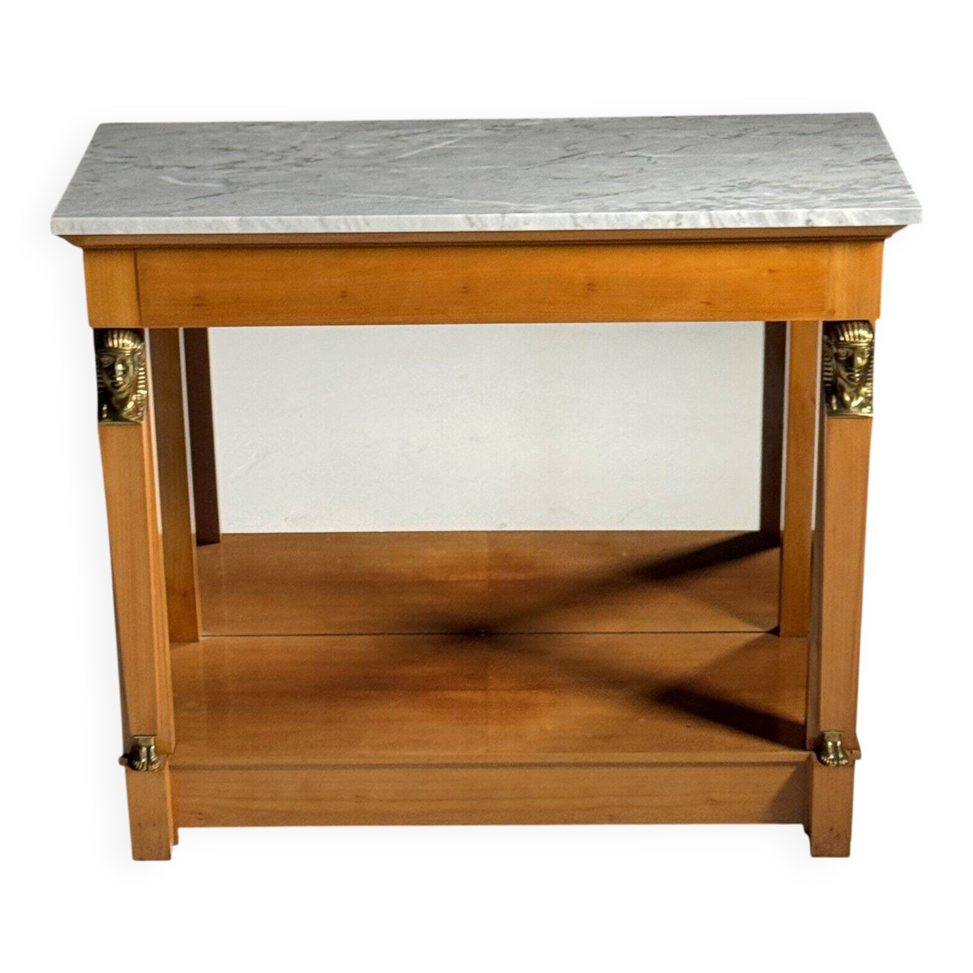Empire style trumeau with marble top