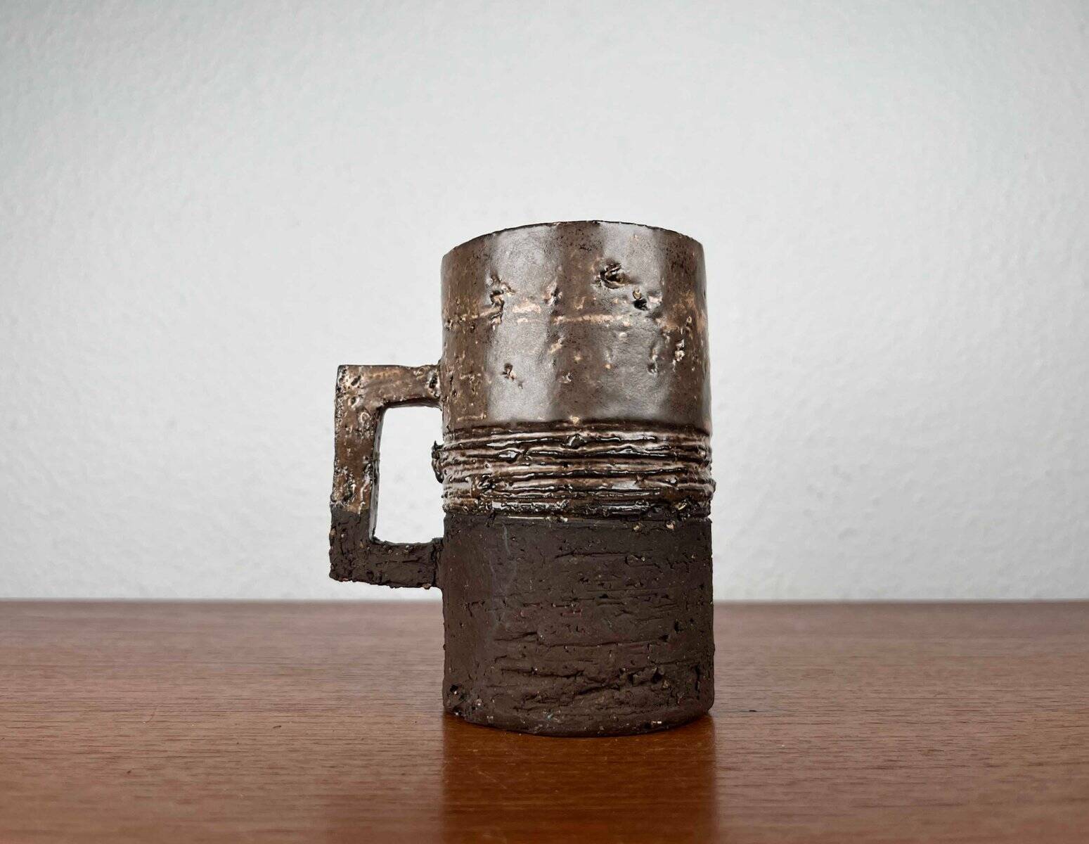 Mug Vase from Danish Modern Pottery Studio by Robert Rob Bentsen, 1960s