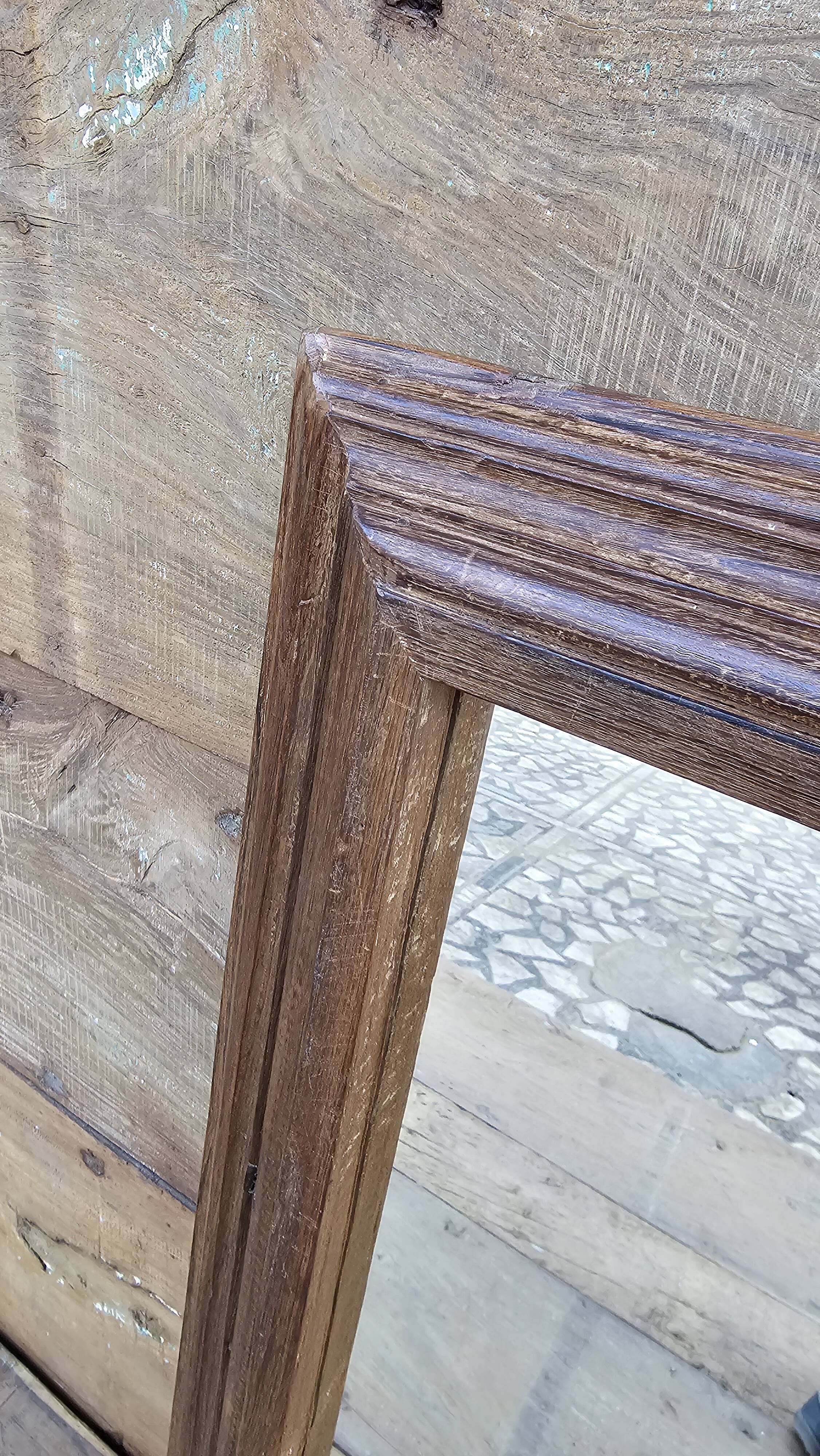 Teak mirror from Burma