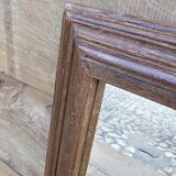 Burmese teak mirror