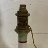 Pair of 19th century porcelain lamp bases
