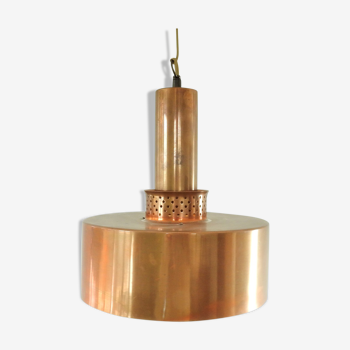 T292 copper pendant lamp by Hans-Agne Jakobsson for Markaryd, Sweden 1960's