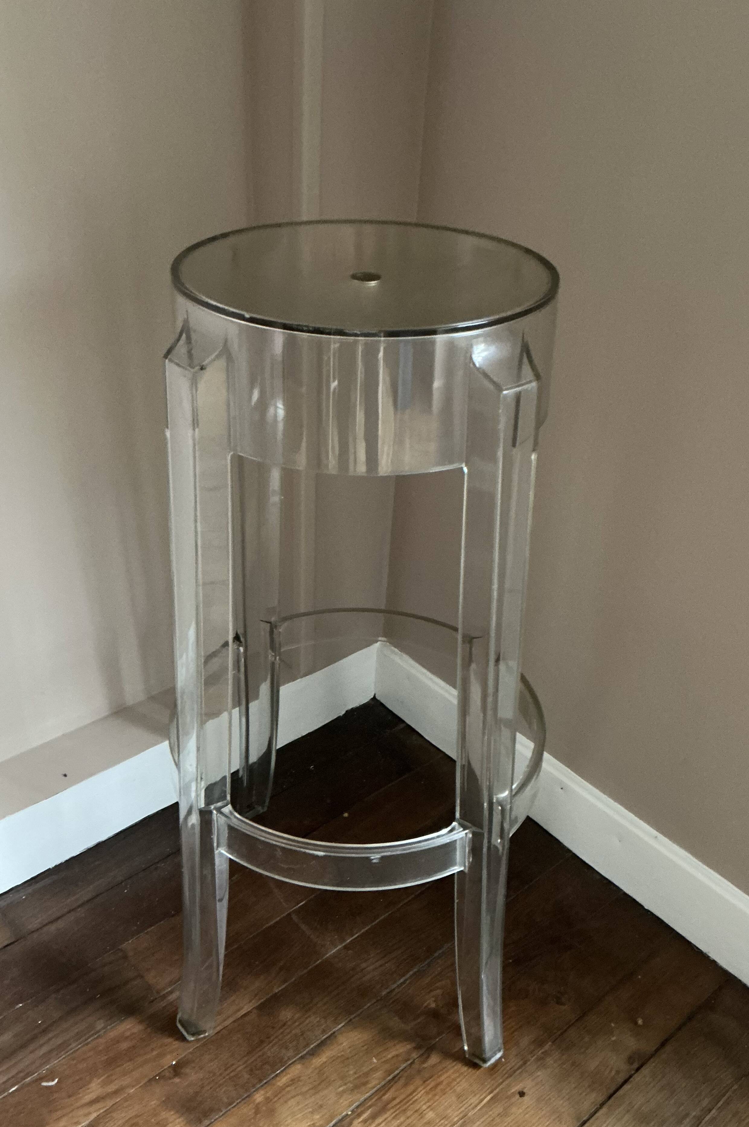 Tabouret Kartell - Charles Ghost - Philippe Starck 2005