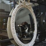 Oval mirror style Louis XVI 63x100cm